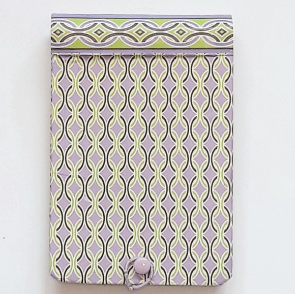 Vera Bradley Brown Floral Pattern Cotton Lanyard + VB Mini Pocketbooks - Picture 3 of 13